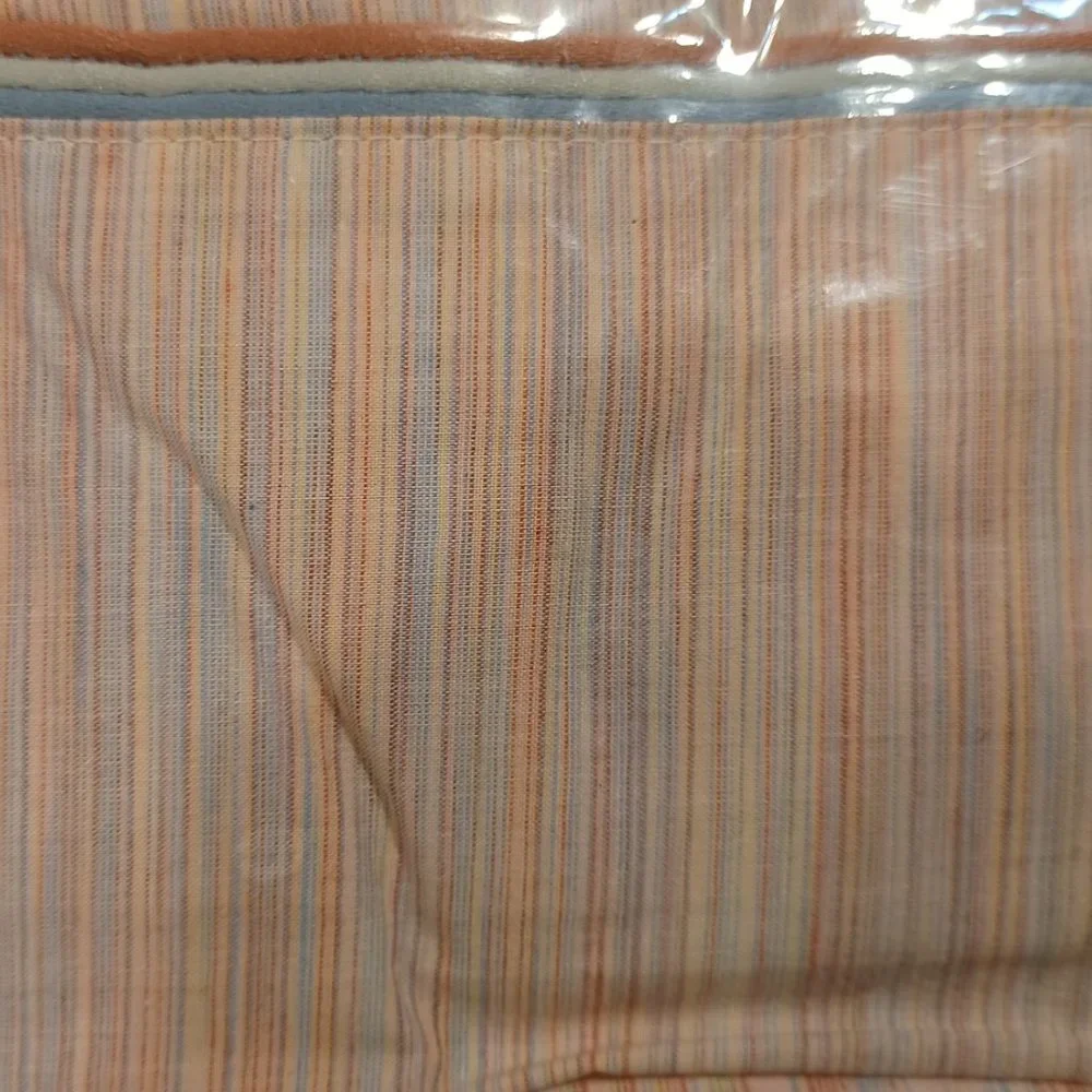 Vintage Bill Blass Springmaid Striped Twin Flat Sheet NEW No-Iron Percale